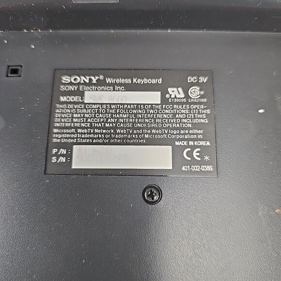 Vintage Sony INT-W250  Internet‎ Terminal WebTV  w/ Keyboard No Cords Untested - Picture 10 of 13